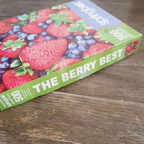 Springbok 1000 Piece Strawberry Blueberries Puzzle Fruit Garden Vegan - Picture 4 of 11